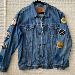 Levi’s Denim Patch Jean Trucker Jacket